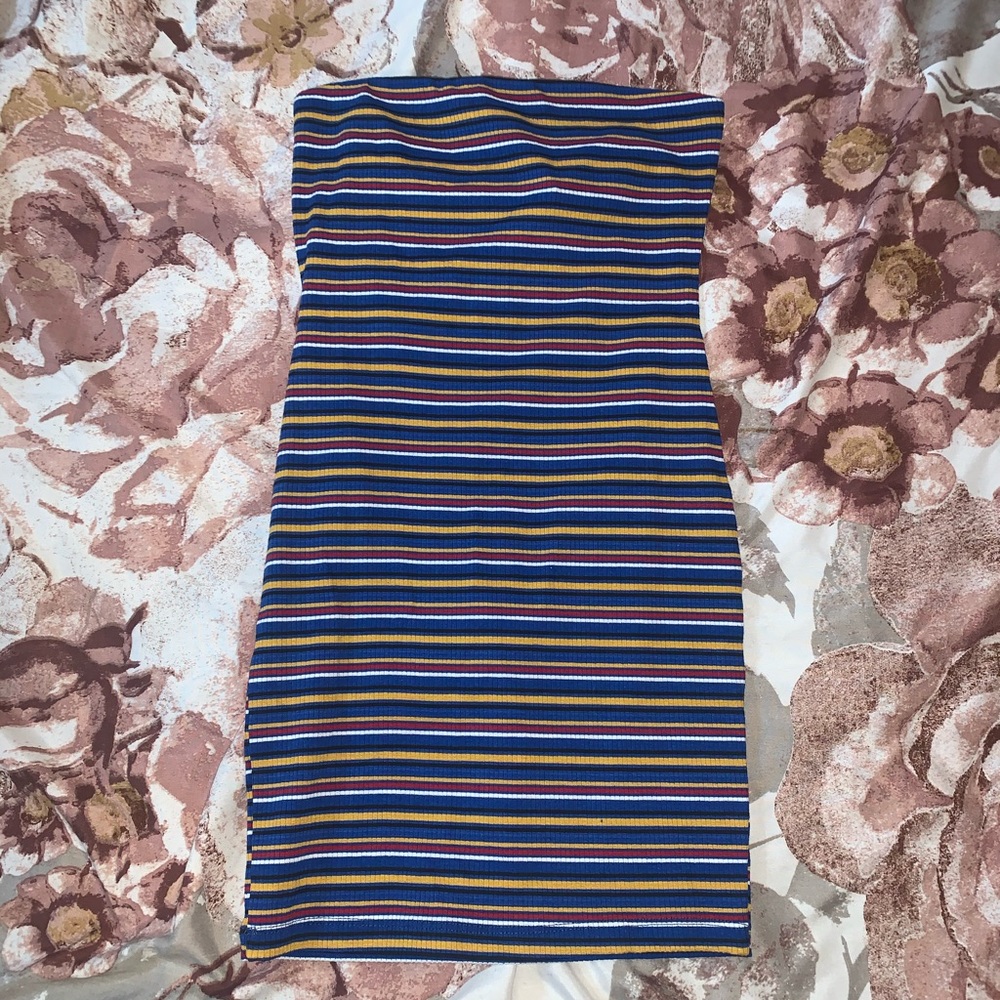 Never worn tube top mini dress